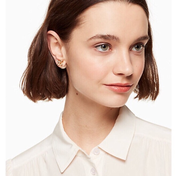 kate spade Jewelry Kate Spade Tie Bow Reversible Earrings Poshmark